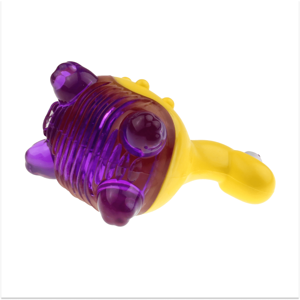 GiGwi Suppa Puppa Dino Toy for Dogs (Yellow & Purple) image 7