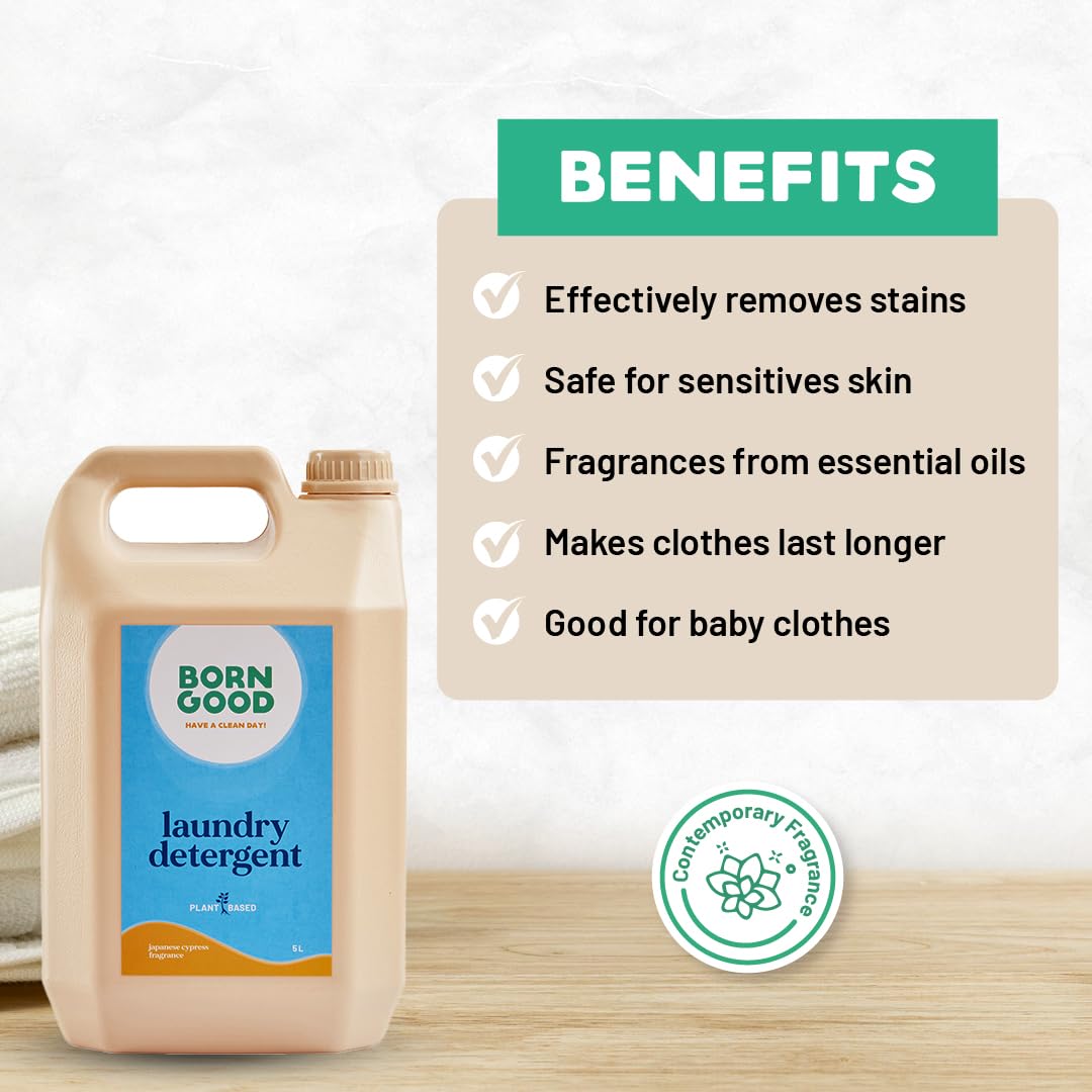 Born Good Plant Based Pet Safe Fragrance Liquid Laundry Detergent image 4