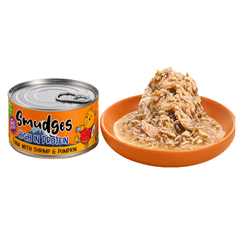 Smudges Tuna Flakes with Shrimp and Pumpkin in Gravy Adult Cat Wet Food image 6