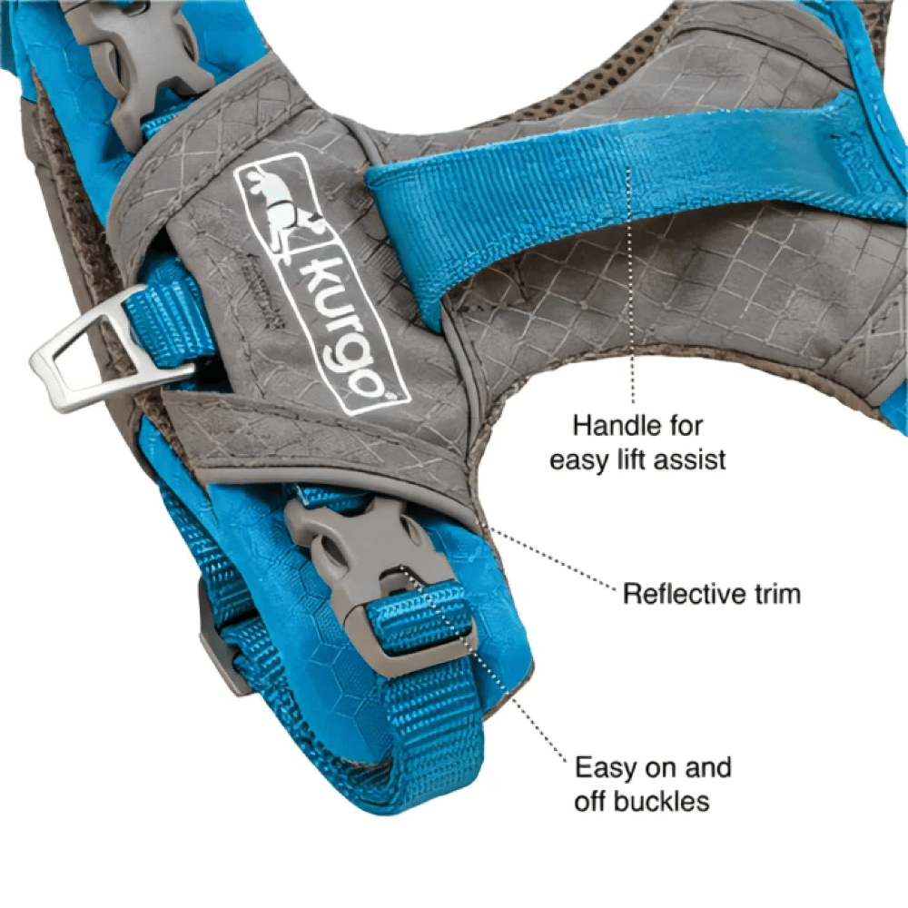 Kurgo Journey Air Harness for Dogs (Coastal Blue) image 5
