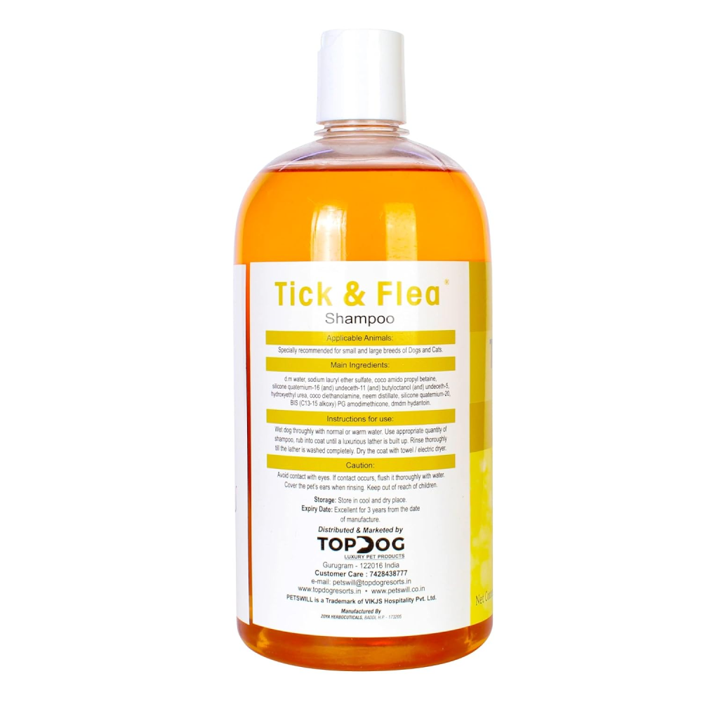 Petswill Tick and Flea Shampoo for Dogs and Cats image 3