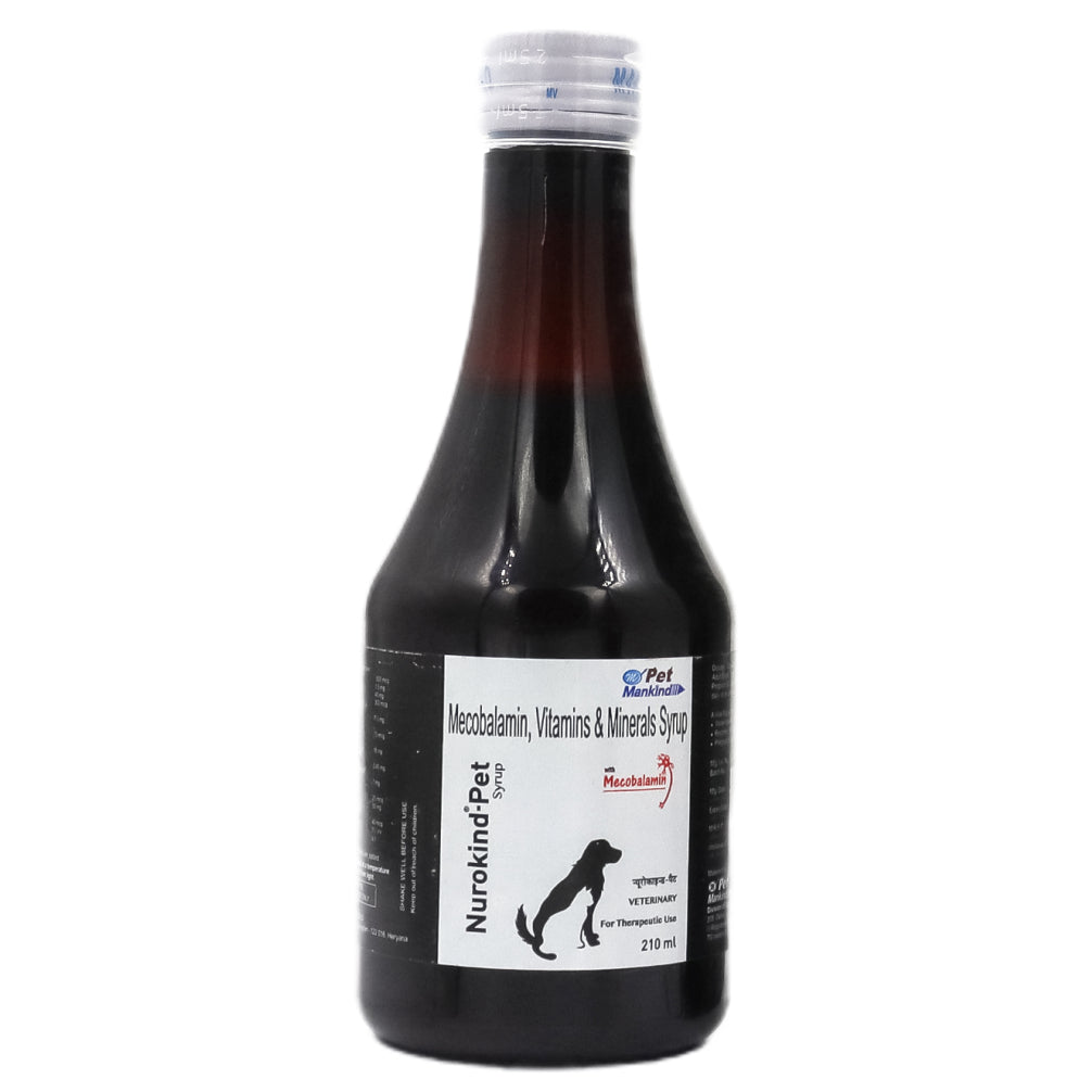 Mankind Nurokind Pet Syrup Multi Vitamin Supplement for Dogs and Cats (210ml) image 6