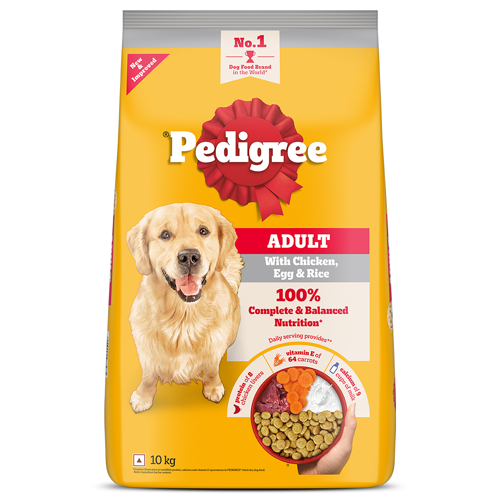 Pedigree Chicken, Egg and Rice Adult Dog Dry Food image 4