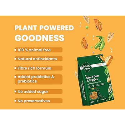 Bark Out Loud Naked Oats & Veggies, Veg Adult Dog Dry Food image 3
