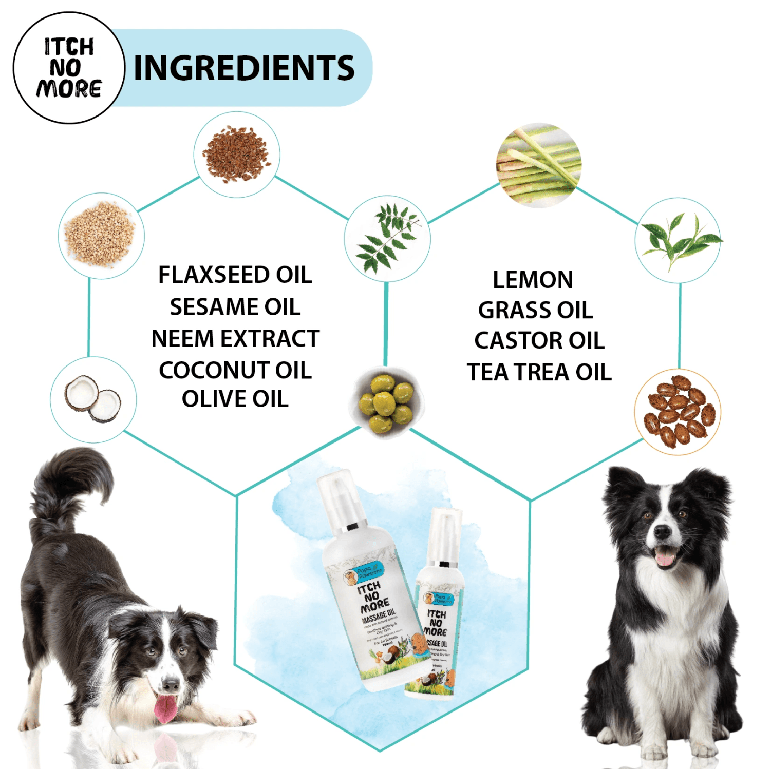 Papa Pawsome Itch No More Massage Oil for Dogs image 4