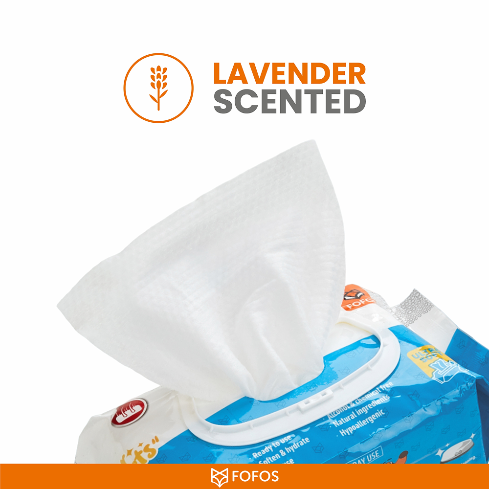 Barkbutler x Fofos Lavender Scented Cleaning Wipes for Pets image 2