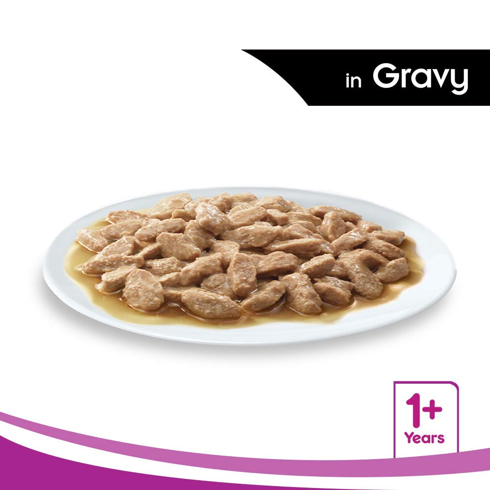 Whiskas Chicken With Tuna And Carrot in Gravy and Salmon in Gravy Meal Adult Cat Wet Food Combo image 8