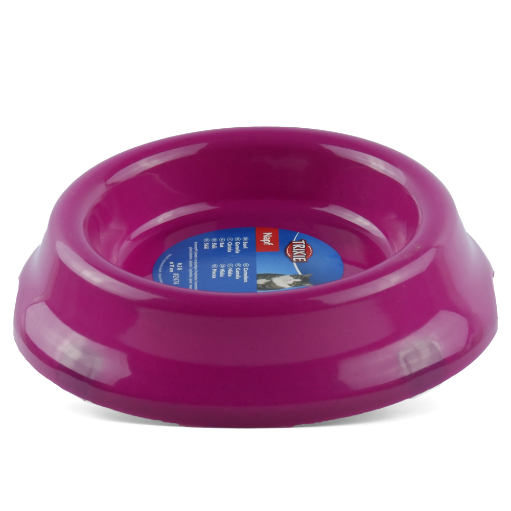 Trixie Non Slip Plastic Bowl for Cats (Purple) image 6