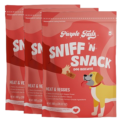 Purple Tails Meat and Veggies Biscuits Dog Treat image 6