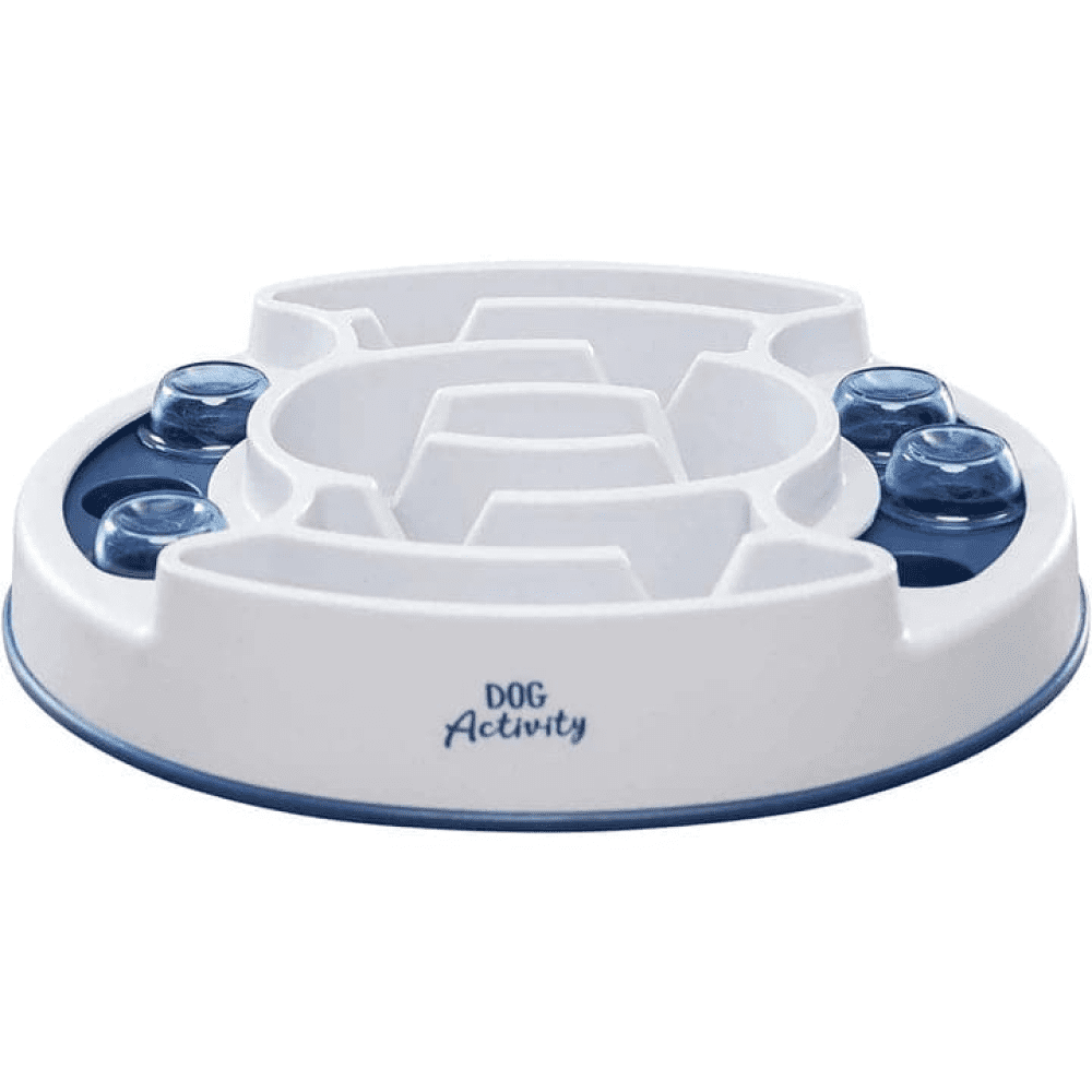 Trixie Activity Slide and Feed Puzzle Toy for Dogs (White)