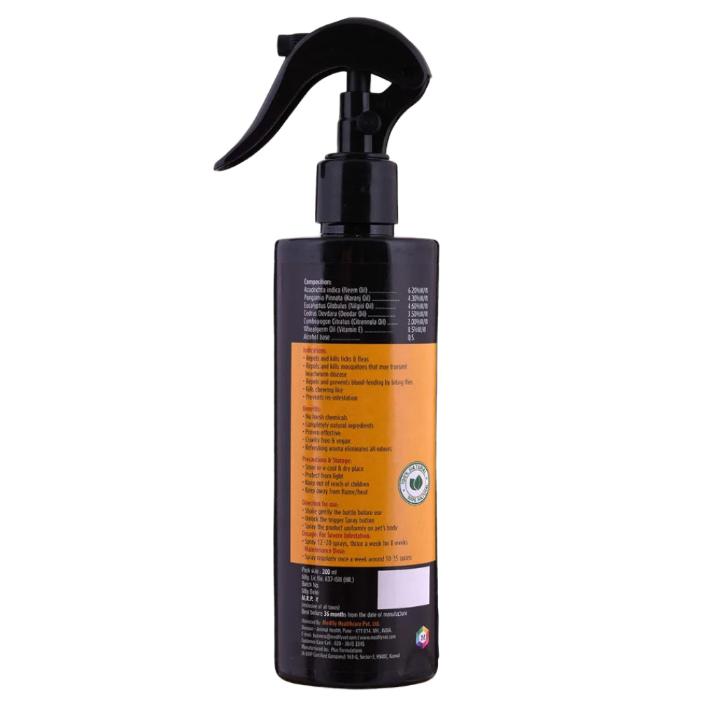 Medfly Healthcare Fortix Tick & Flea Spray for Dogs and Cats image 4