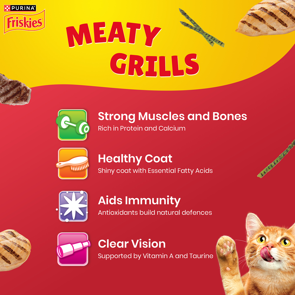 Friskies Meaty Grills Adult Cat Dry Food image 5
