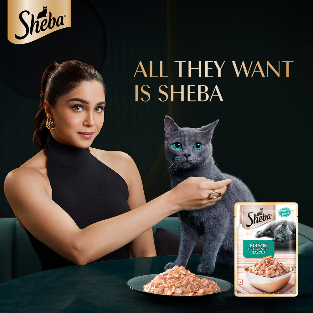 Sheba Fish with Dry Bonito or Skipjack Premium Cat Wet Food image 5