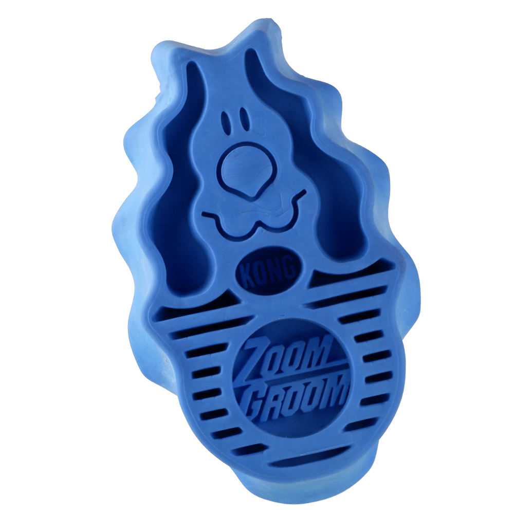 Kong Zoom Groom Boysenberry Brush for Dogs image 2