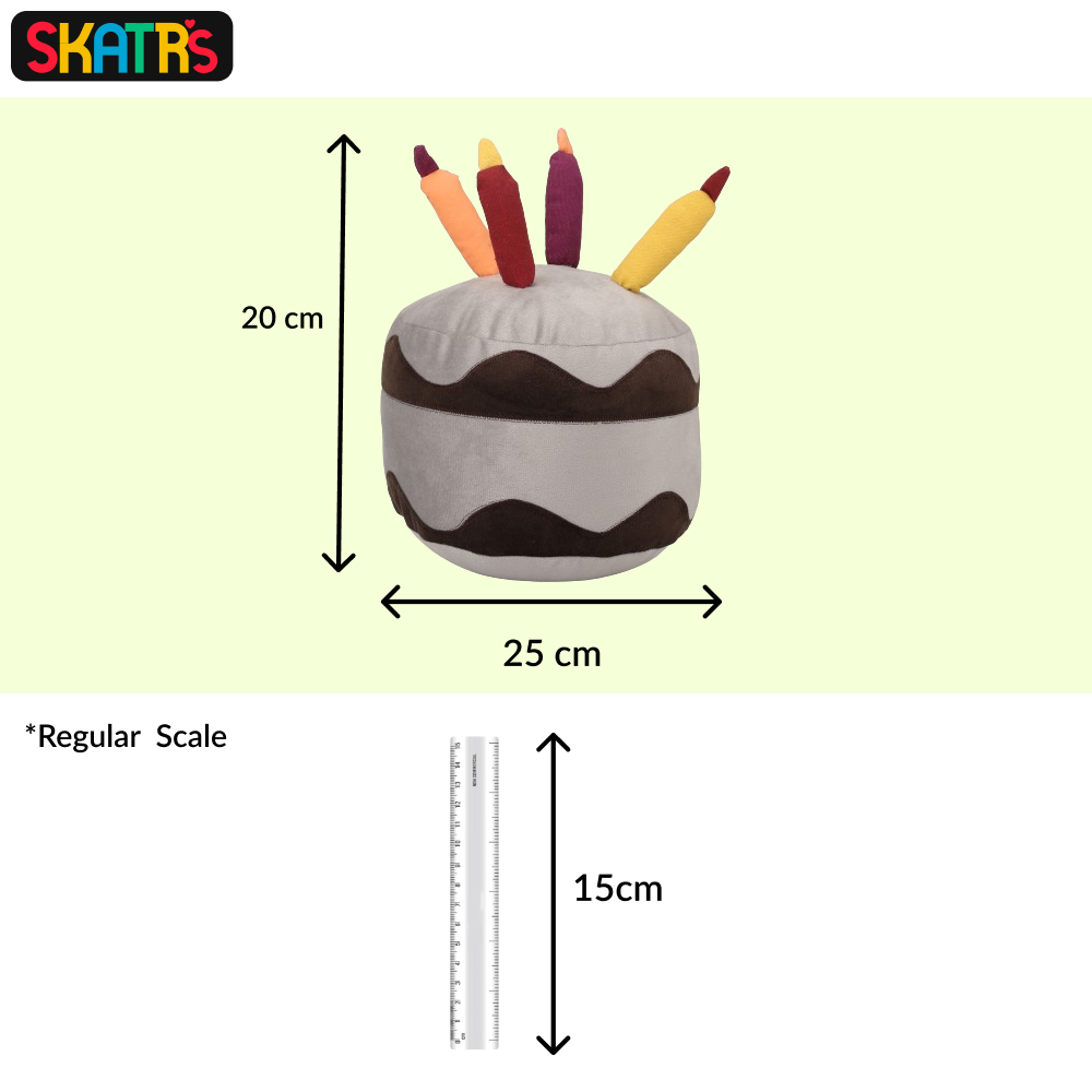 Skatrs Birthday Cake Plush Toy for Dogs image 2