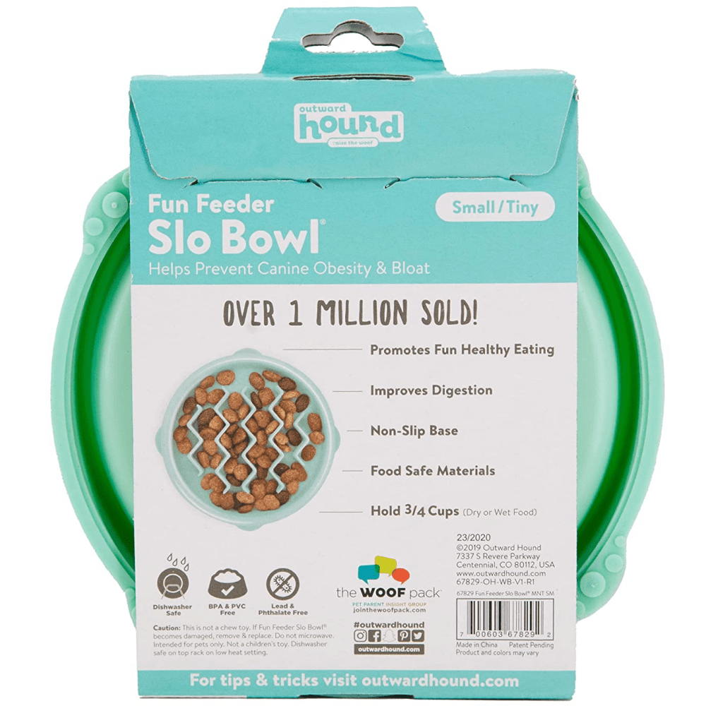 Outward Hound Fun/Slow Feeder for Dogs (Green) image 3