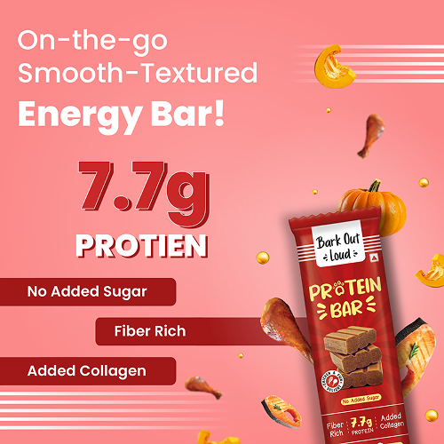 Bark Out Loud Collagen Protein Bar Chicken & Fish Treat for Dogs image 2