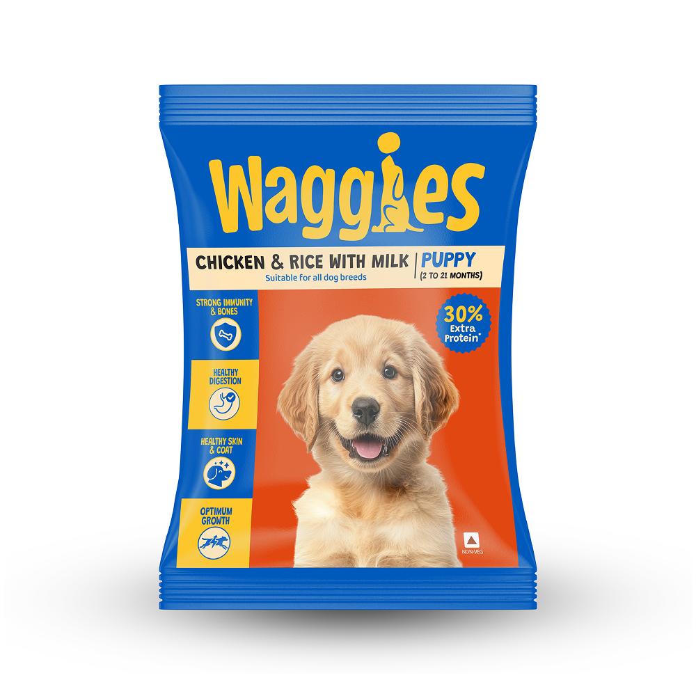 Waggies Chicken with Vitamins All Breed Puppy Dog Dry Food