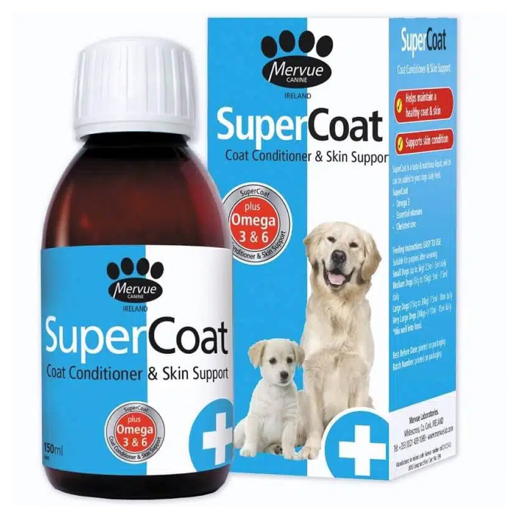 Mervue Supercoat Skin & Coat Supplements for Dogs (150ml) image 2