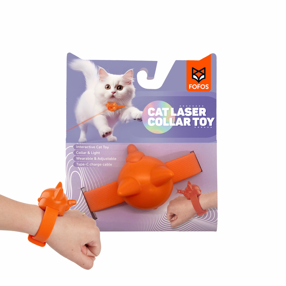 Barkbutler x Fofos Rechargeable Laser Collar Smart Toy for Cats image 8