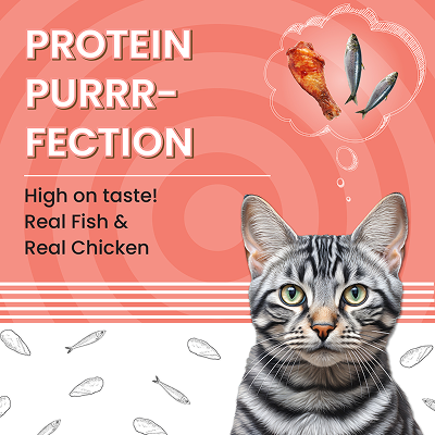 Bark Out Loud Essentials Real Fish Adult Cat Dry Food image 3