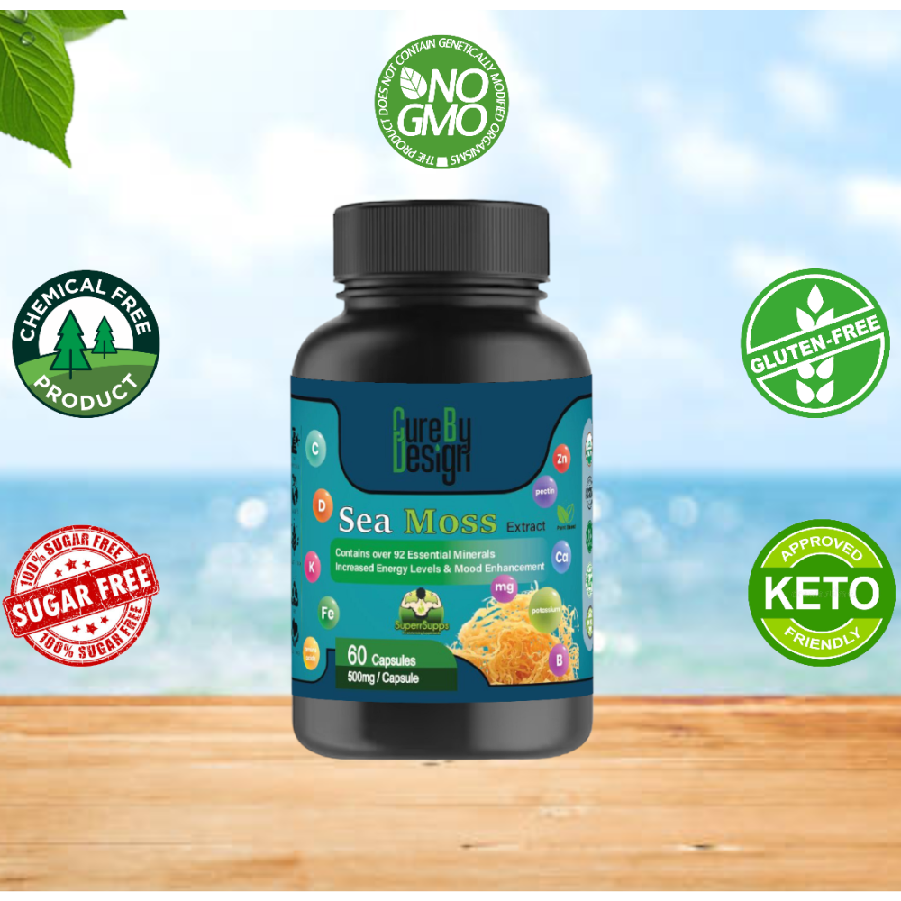 Cure By Design Sea moss Capsules for Dogs and Cats image 2