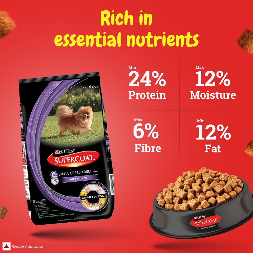 Purina SuperCoat Chicken Adult Small Breed Dog Dry Food image 4