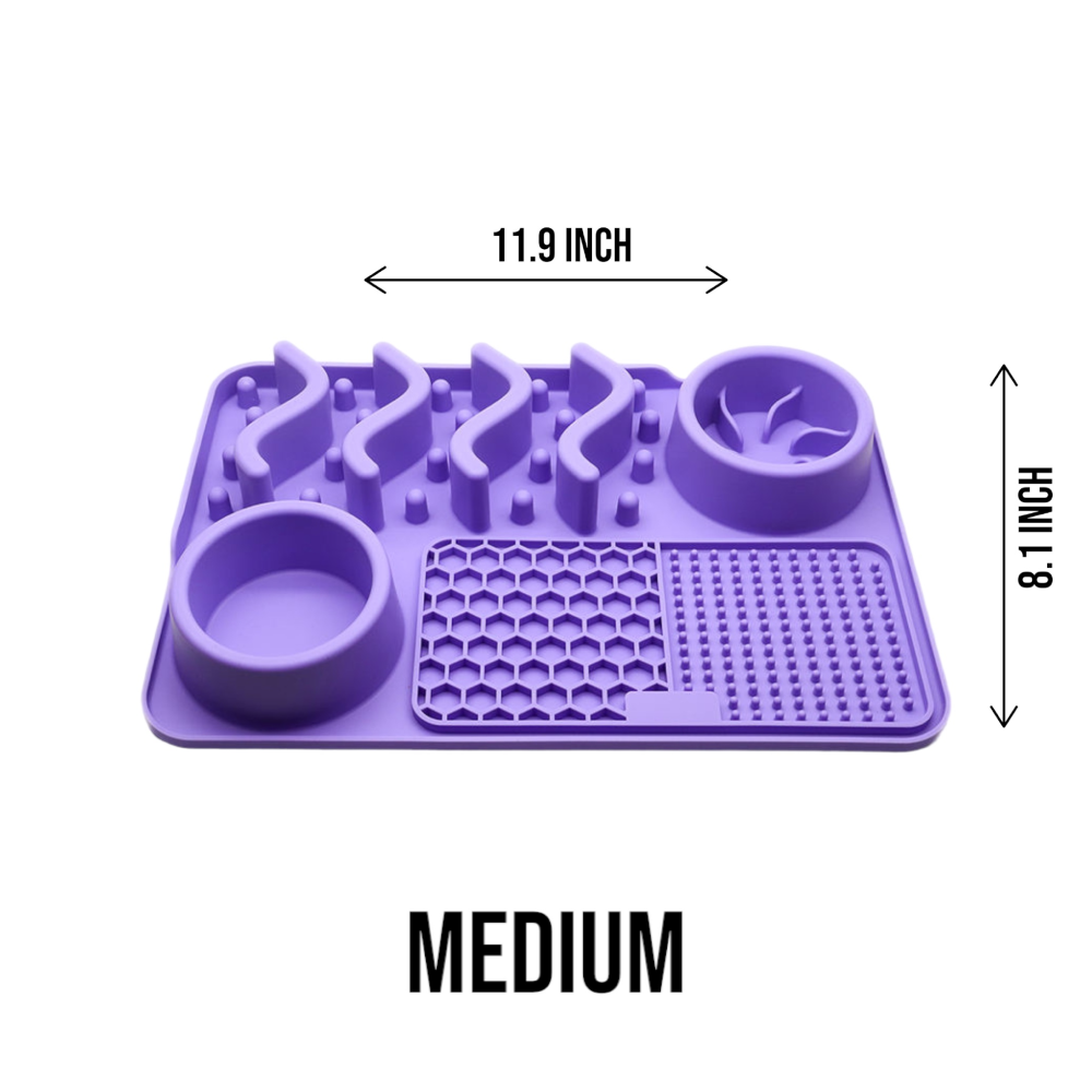 Talking Dog Club Lickables Lick Mat for Dogs and Cats (Purple) image 5