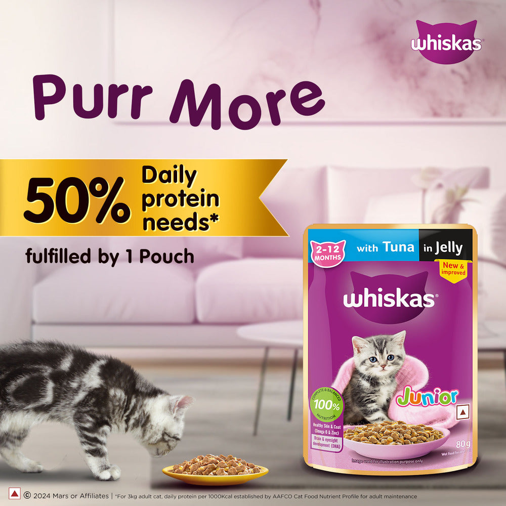 Whiskas Tuna in Jelly Kitten (2-12 Months) Cat Wet Food image 10