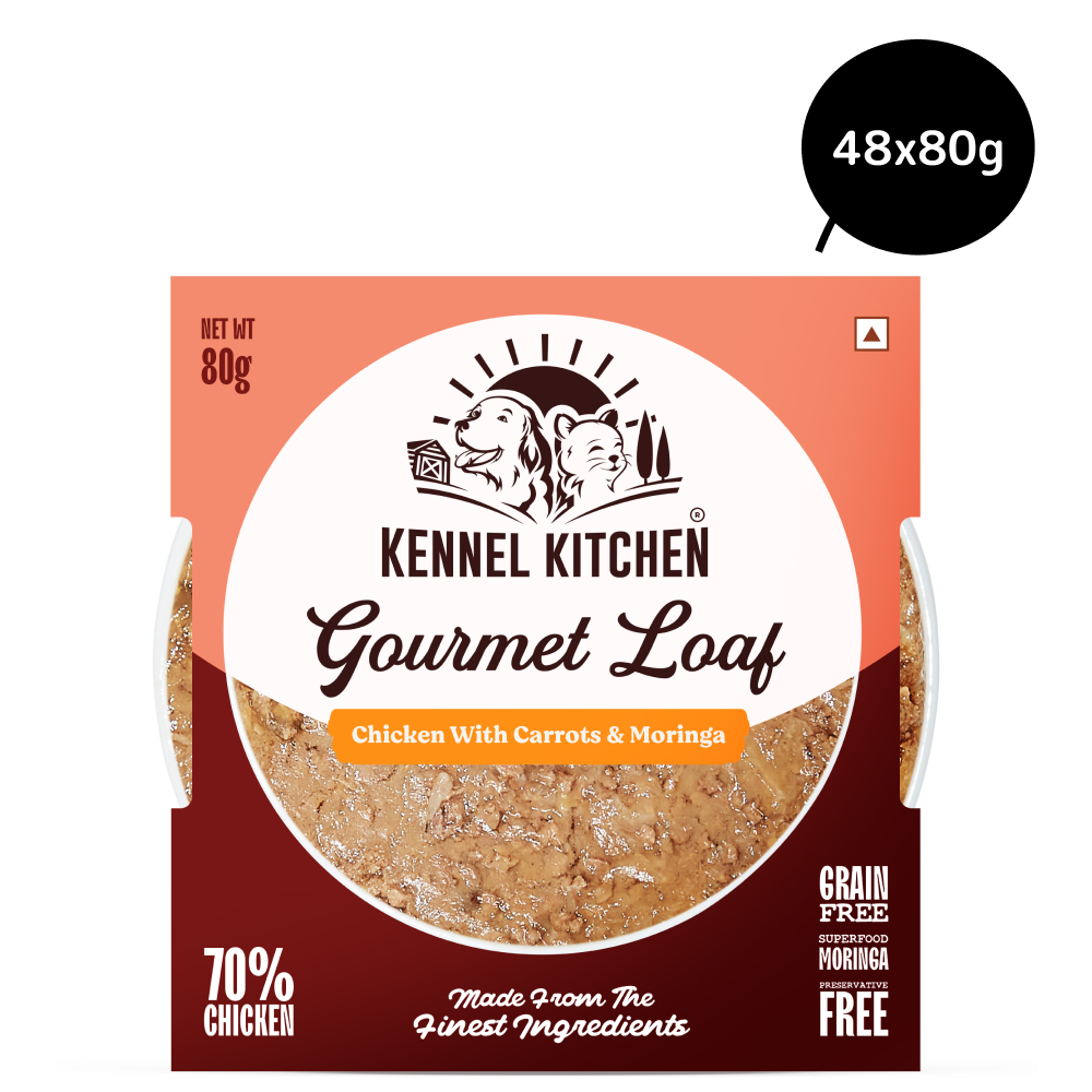 Kennel Kitchen Gourmet Loaf Chicken with Carrots & Moringa Puppy & Adult Dog Wet Food (All Life Stage) image 4