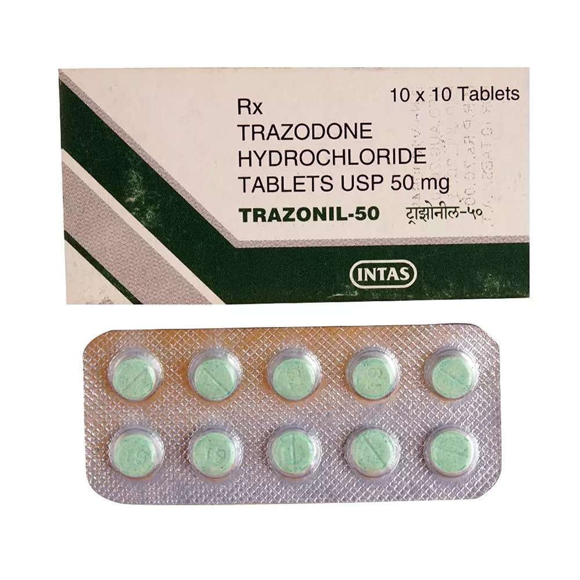 Intas Trazonil (Trazodone) 50mg Tablet for Dogs and Cats