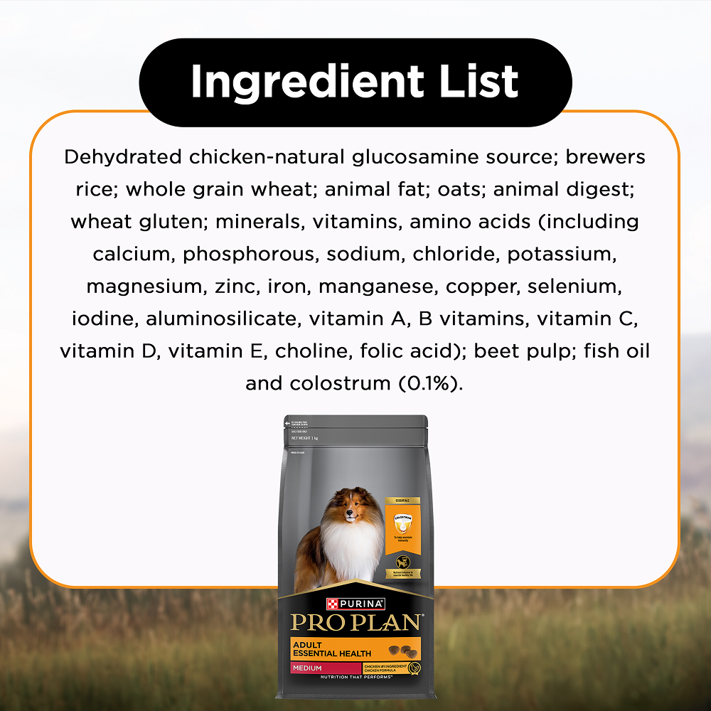 Purina Pro Plan Chicken Medium Breed Adult Dog Dry Food (New Improved Formula) image 7
