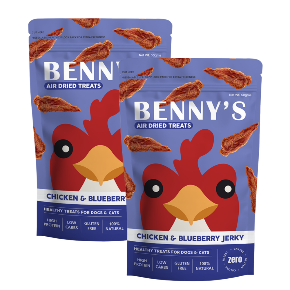 Bennys Bowl Chicken and Blueberry Jerky Dog Treats image 9