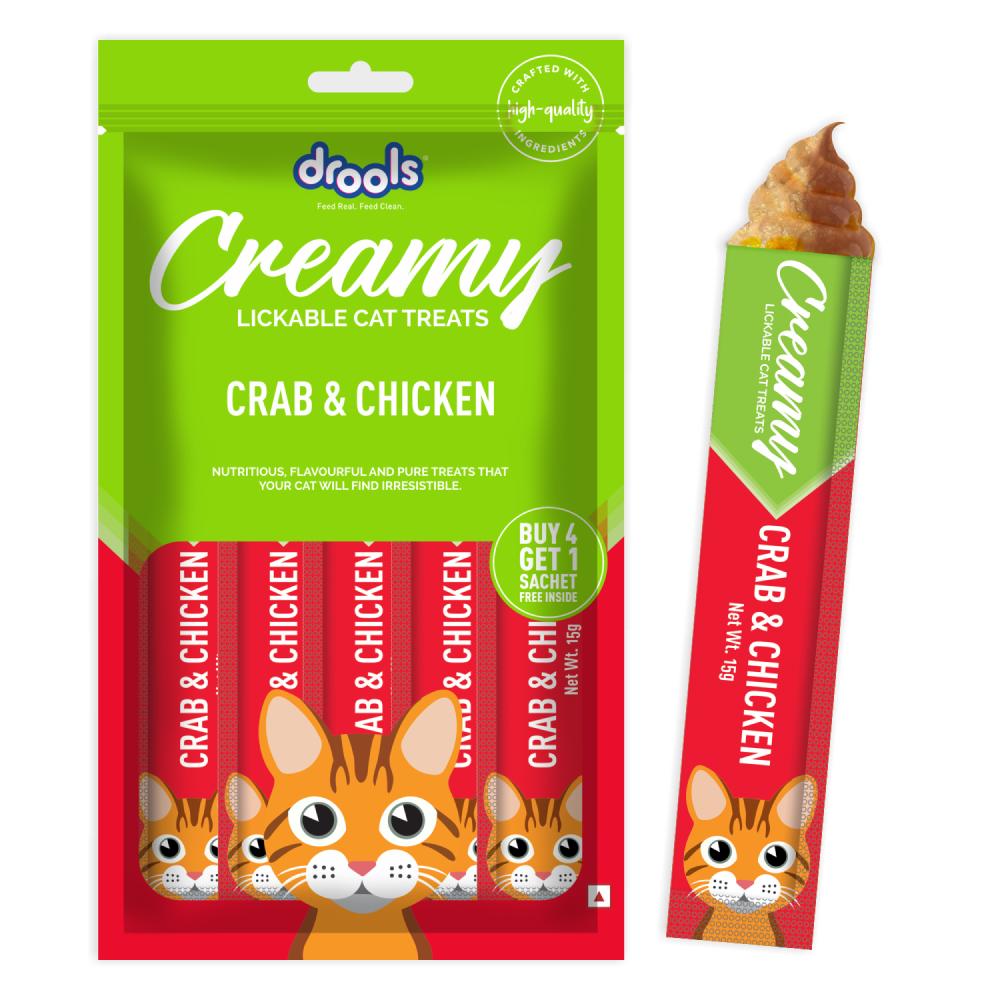 Drools Crab & Chicken Creamy Cat Treats image 6