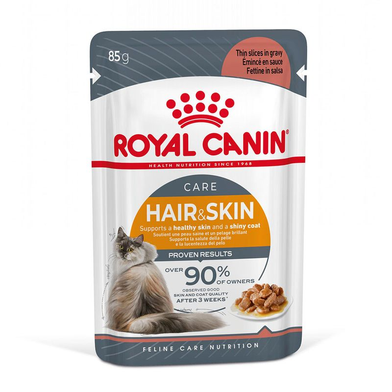 Royal Canin Hair & Skin Care Adult Gravy Cat Wet Food image 2