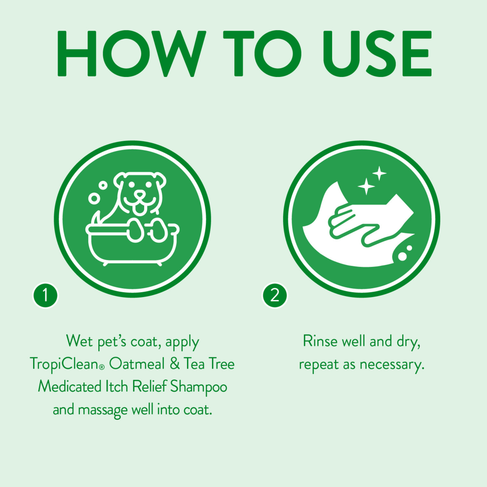 Tropiclean Medicated Oatmeal & Tea Tree Shampoo for Dogs image 8