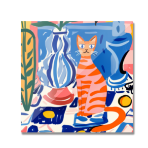 EverythingBoho The House Cat Fridge Magnet