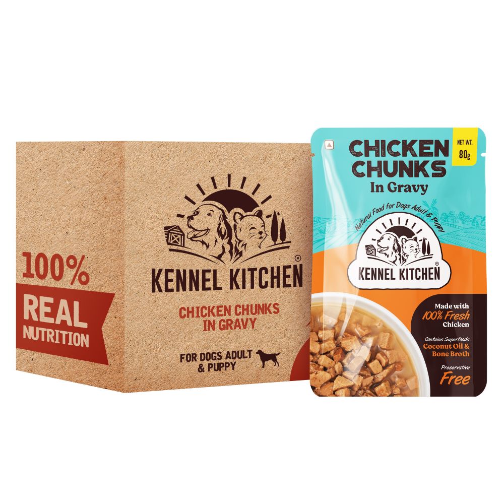 Kennel Kitchen Chicken Chunks in Gravy Adult and Puppy Wet Dog Food image 3