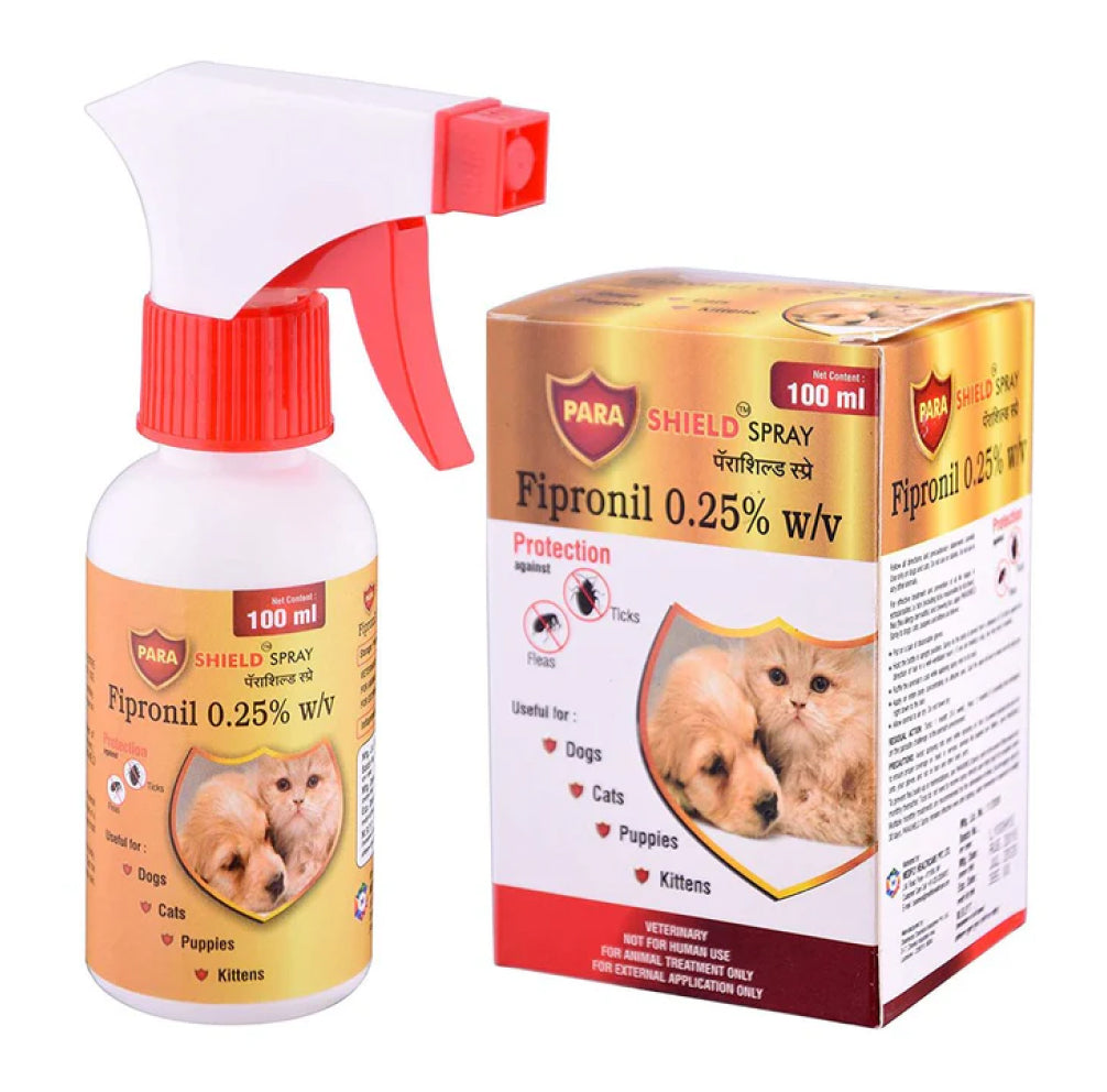 Medfly Healthcare Parashield Tick & Flea Spray for Dogs and Cats