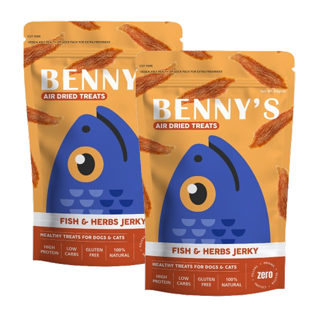 Bennys Bowl Fish and Herbs Jerky Dog Treats image 8