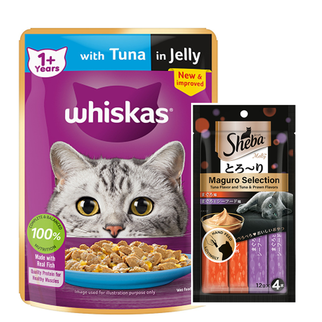Whiskas Tuna in Jelly Meal Adult Cat Wet Food