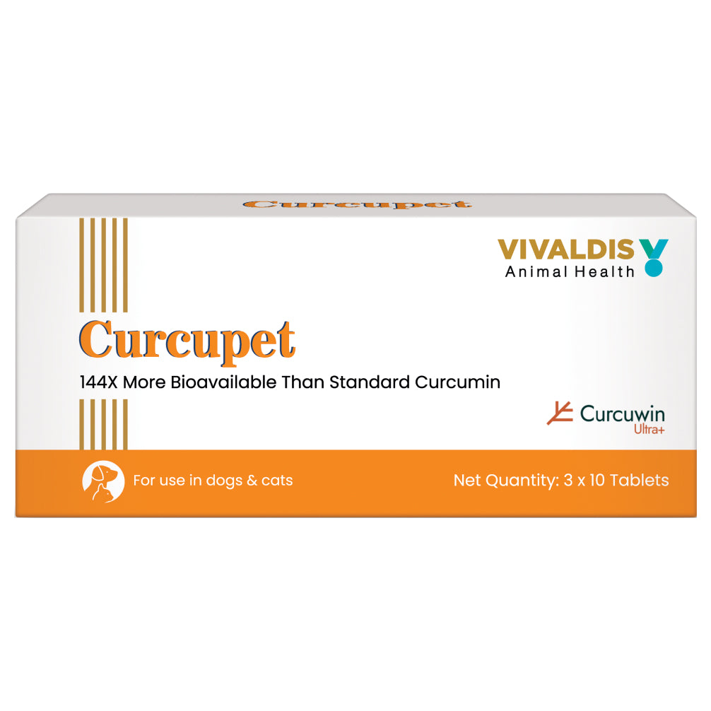 Vivaldis Curcupet (Curcumin) for Dogs & Cats (pack of 30 tablets) image 3