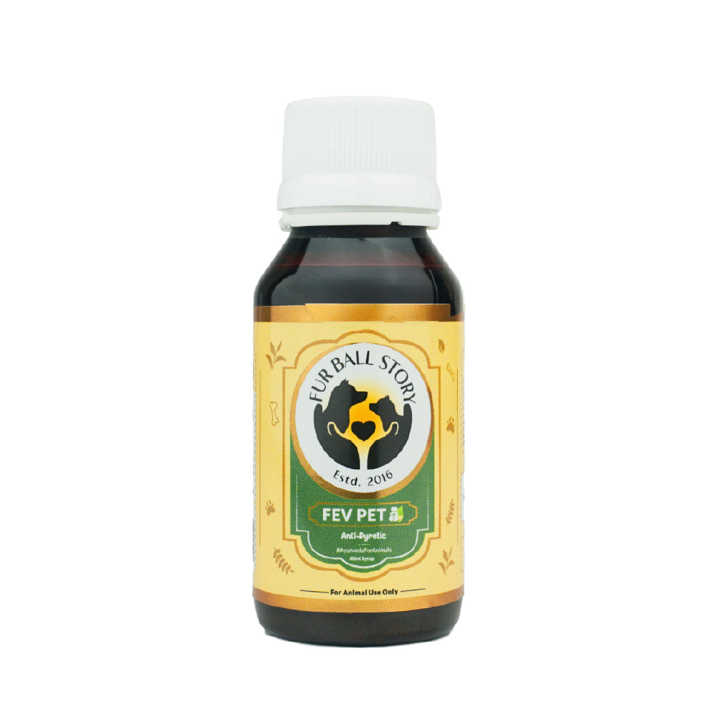 FurBall Story Fever, Cough & Cold Relief Syrup for Dogs and Cats