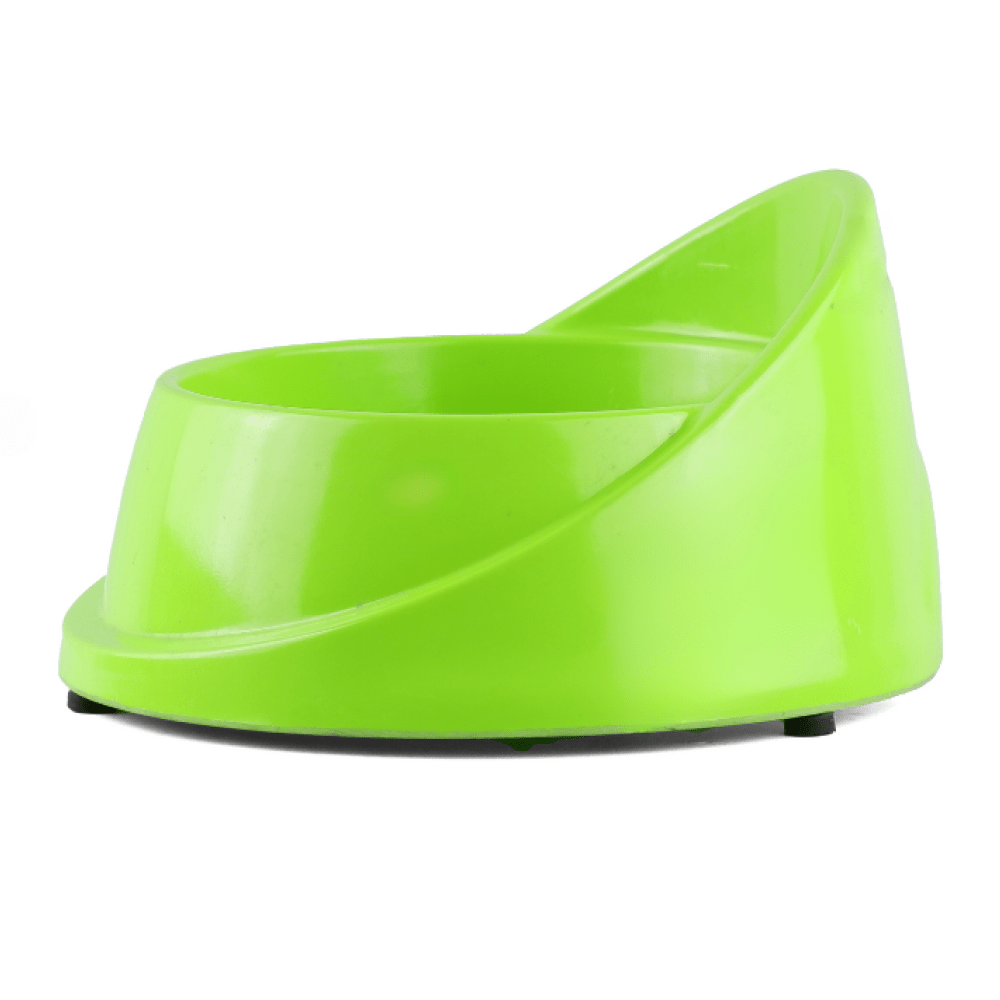 M Pets Single Fashion Diner Bowl for Dogs and Cats (Green) image 2