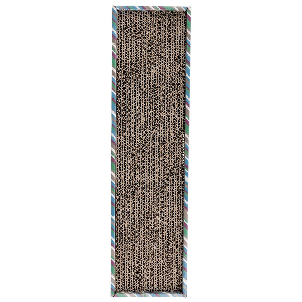 Trixie Scratching Cardboard Lying for Cats (Grey/White)