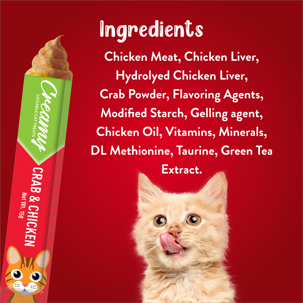 Drools Crab & Chicken Creamy Cat Treats image 3
