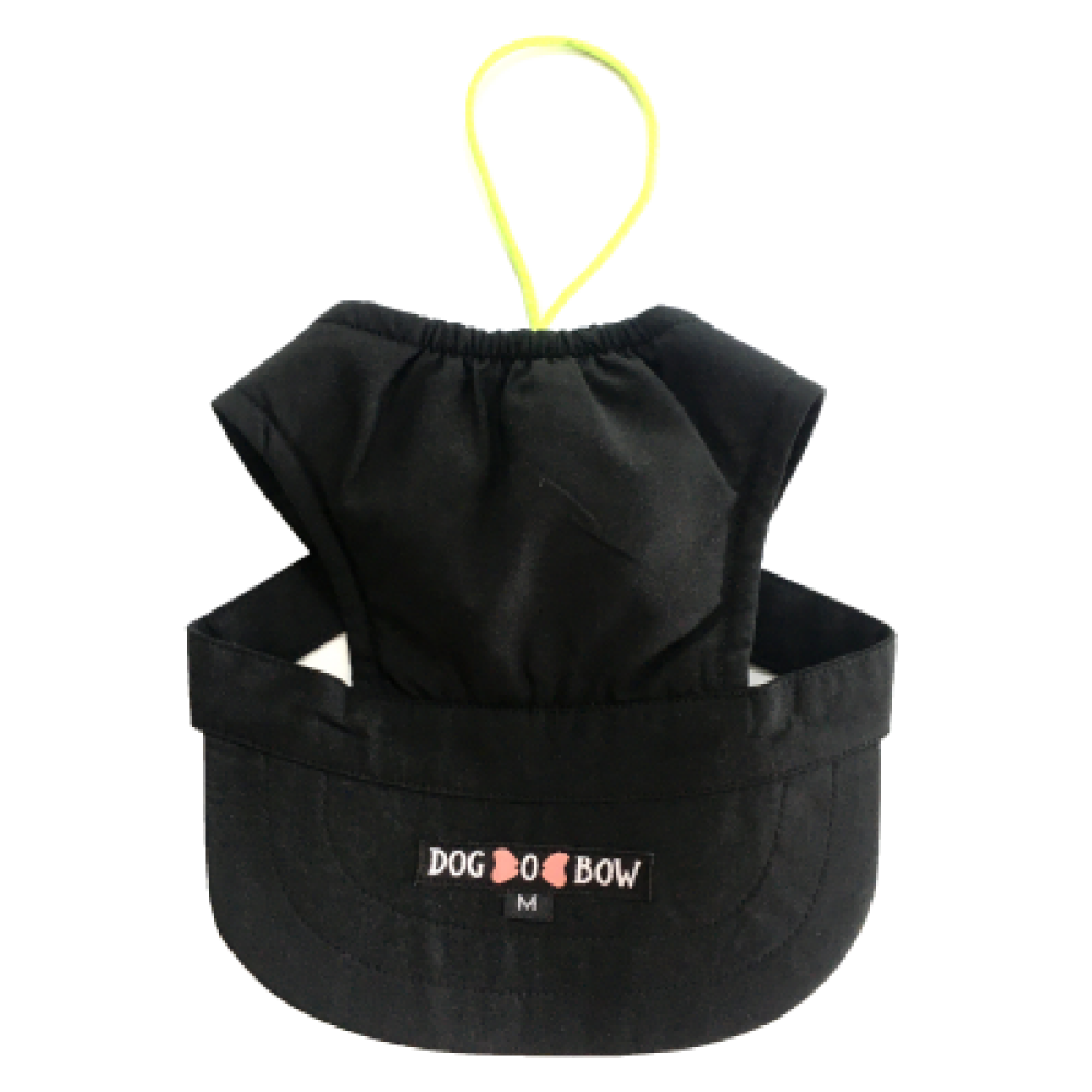 Dogobow Baseball Cap for Dogs (Black) (Get a Bow Free) image 3
