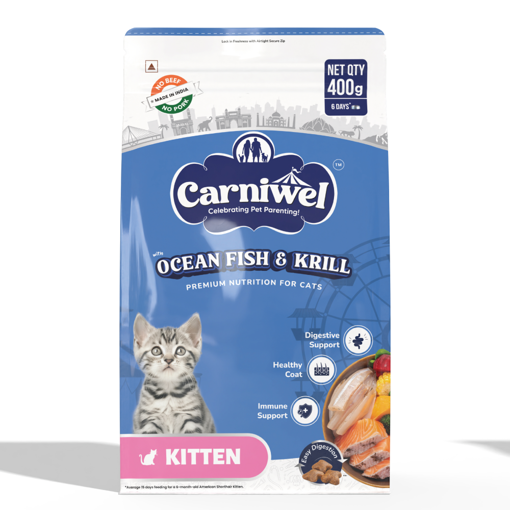 Carniwel Ocean Fish and Krill For Kitten Cat Dry Food image 8
