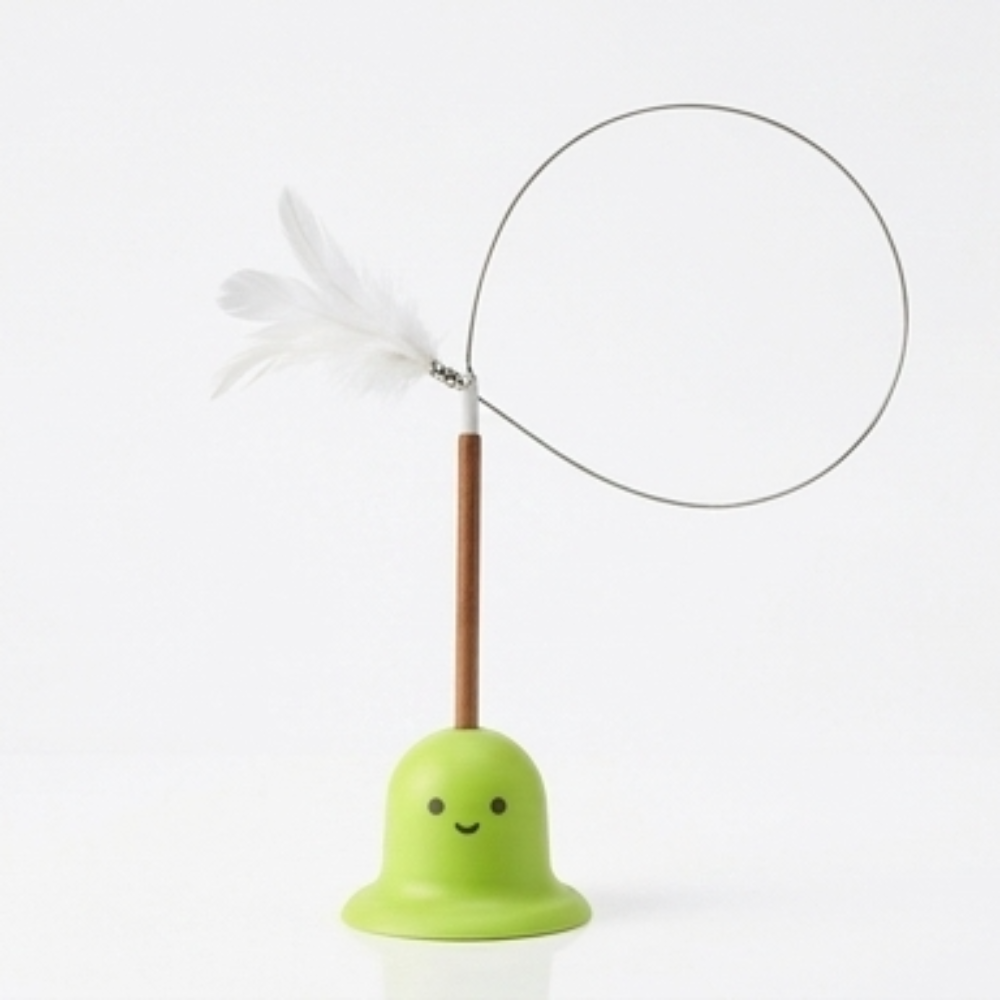 Skatrs Suction Cup Tease Stick with Feather Wand Toy for Cats image 1