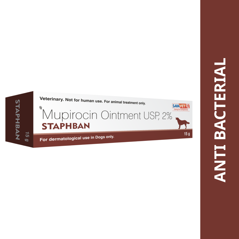 Savavet Staphban (Mupirocin) Ointment for Dogs image 1